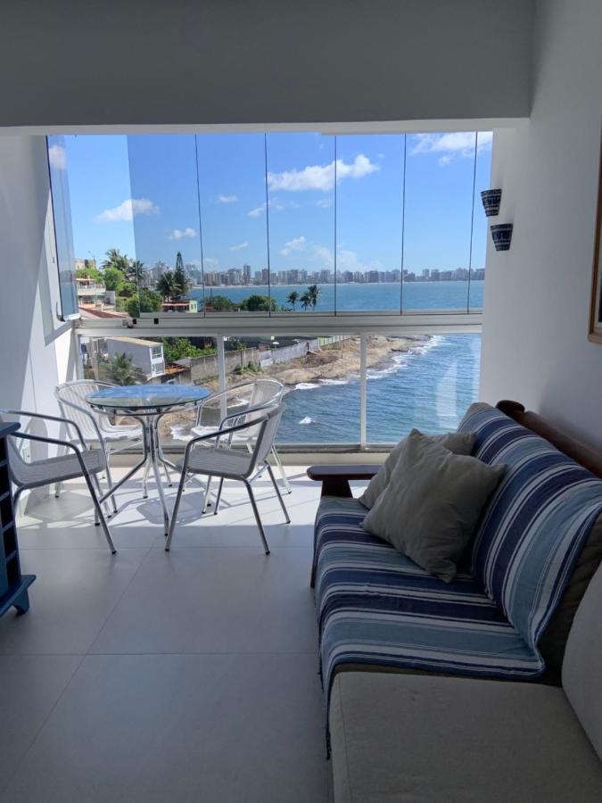 Apartamento Vista Do Mar, Pe Na Areia E Aguas Tranquilas, No Cento De グアラパリー エクステリア 写真