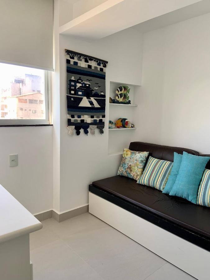 Apartamento Vista Do Mar, Pe Na Areia E Aguas Tranquilas, No Cento De グアラパリー エクステリア 写真