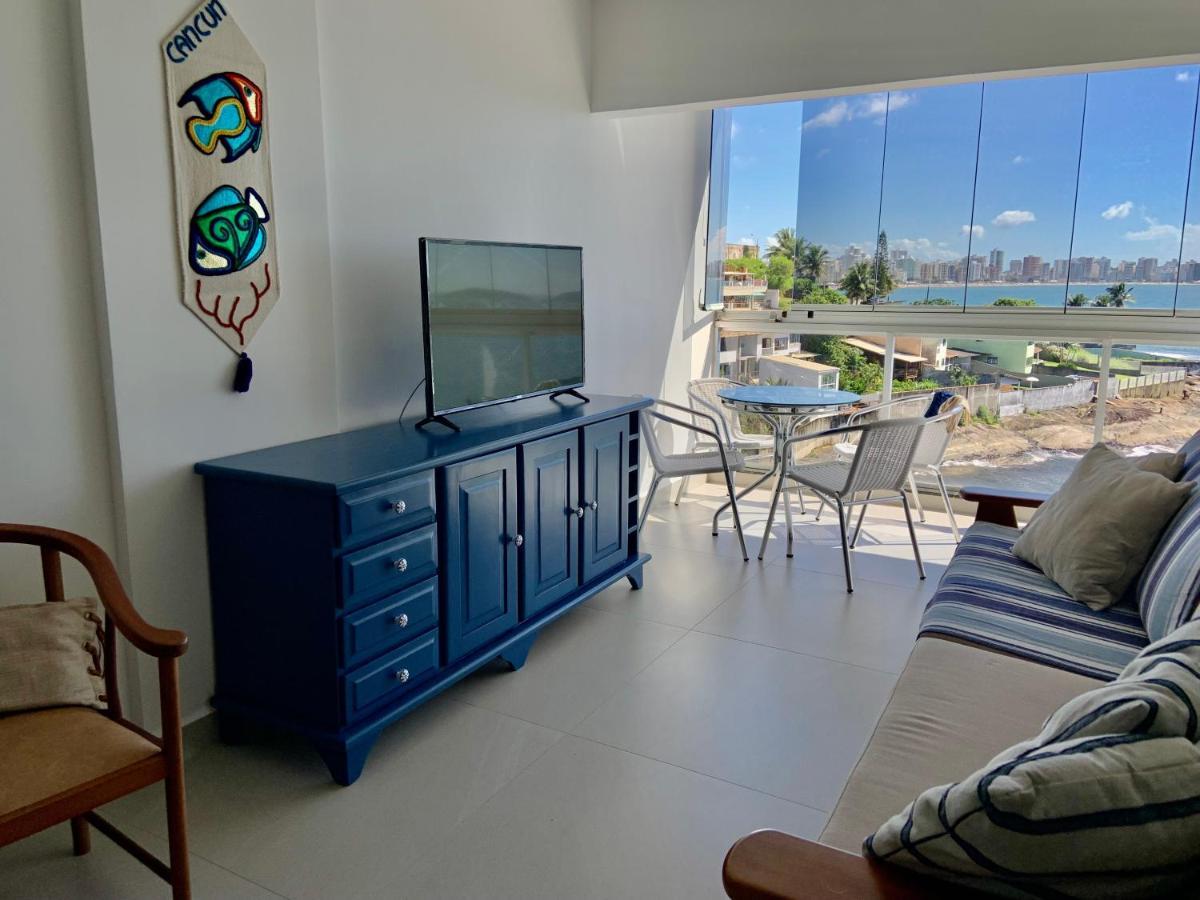 Apartamento Vista Do Mar, Pe Na Areia E Aguas Tranquilas, No Cento De グアラパリー エクステリア 写真